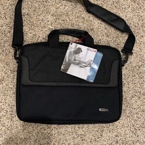 Solo Black and Gray Laptop Bag